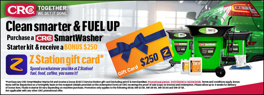 CRC SmartWasher Bonus Fuel Gift Card 1 Jul - 30 Sep 2026